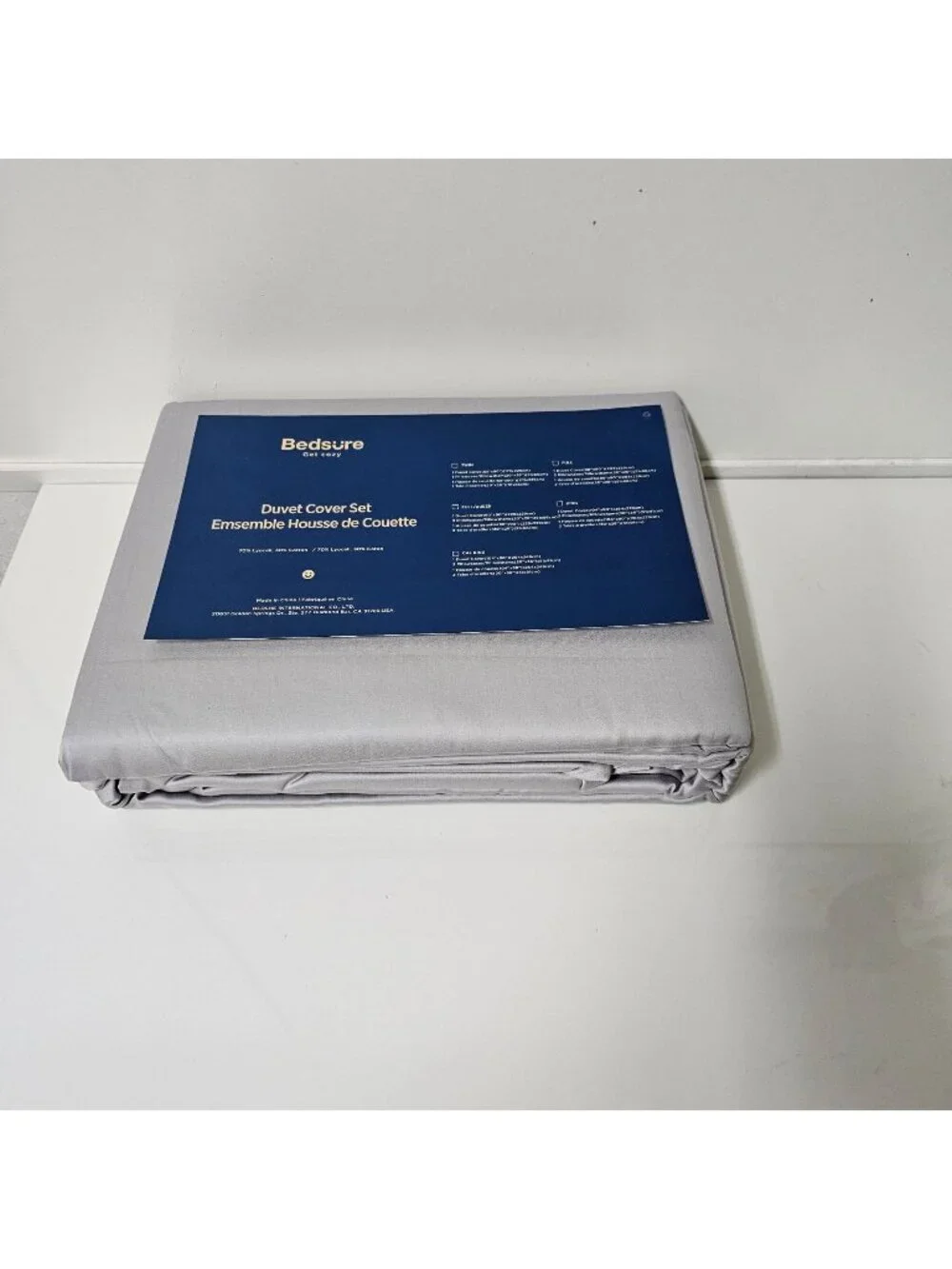 Bedsure Lyocell Cotton Hybrid Duvet Cover Set